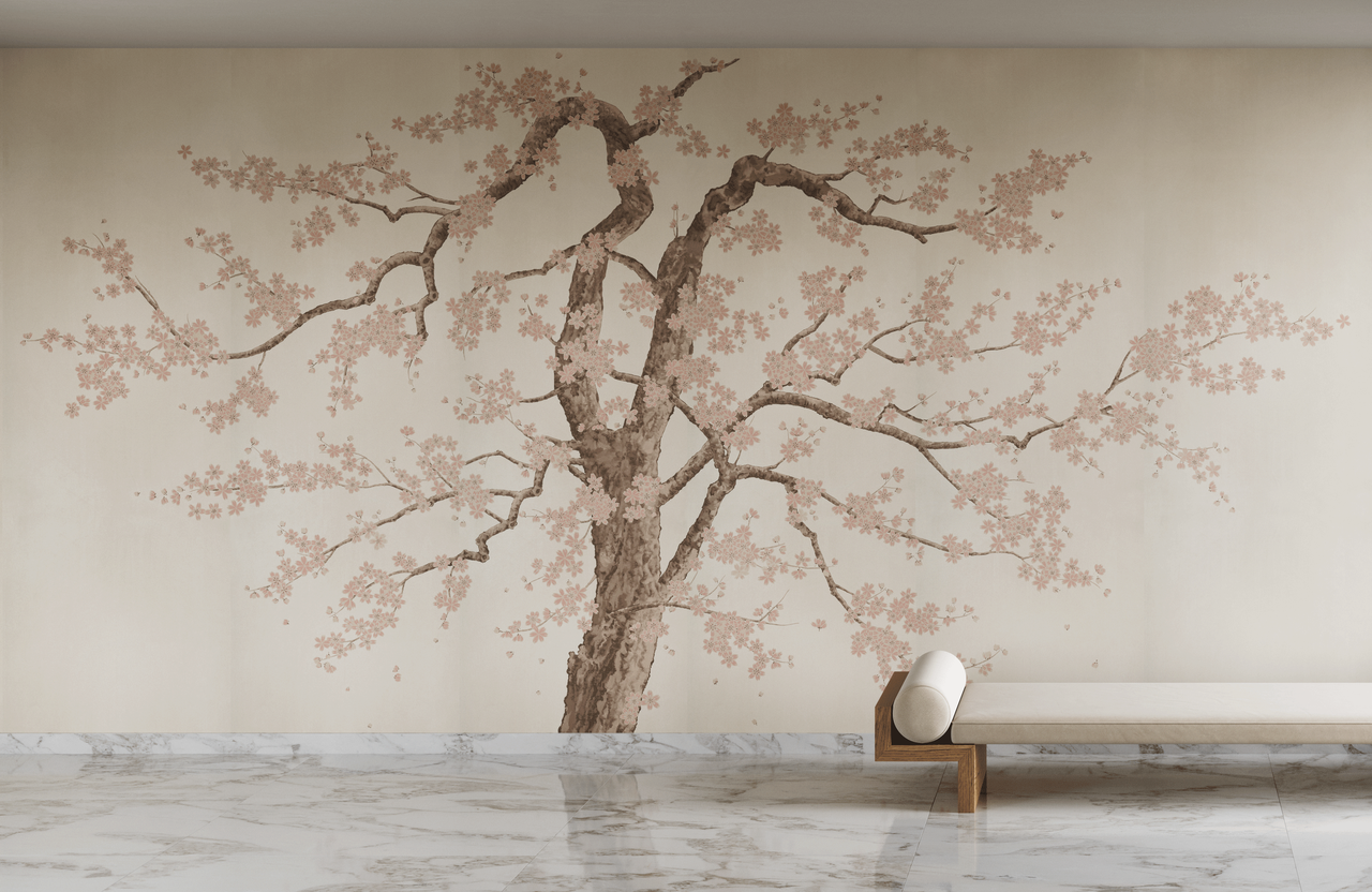 PRELUDE-SAKURA-ON-SUEDE-LOUNGE-PHILLIP-JEFFRIES-10751 - Phillip Jeffries Wallpaper Wallcovering