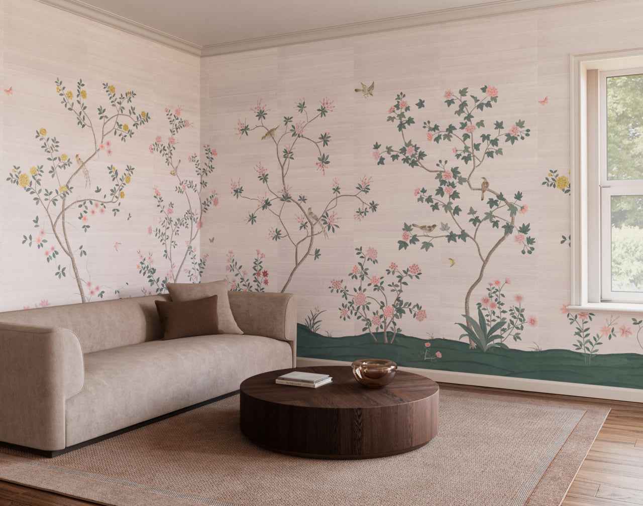 Promenade Primrose Way - Phillip Jeffries 34202 - Phillip Jeffries Wallpaper Wallcovering