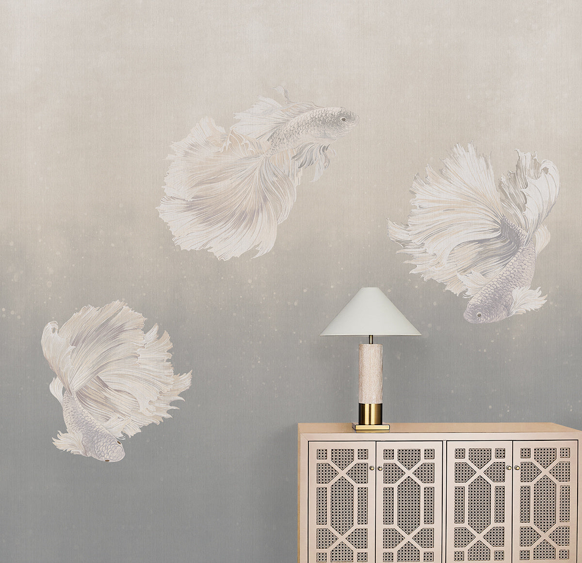AFLOAT-OPAQUE-GREIGE-ON-VINYL-IBERIAN-LINEN-PHILLIP-JEFFRIES-27700 - Phillip Jeffries Wallpaper Wallcovering