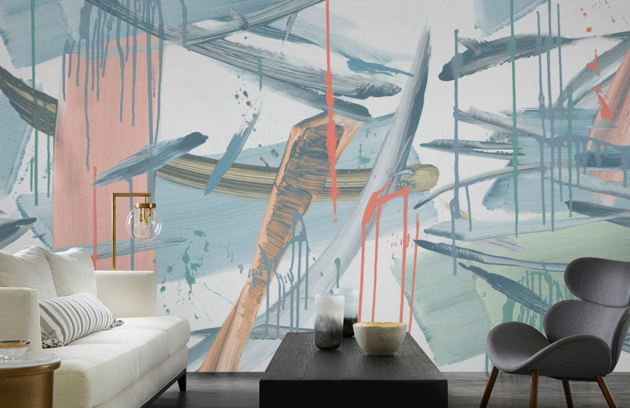SPLASH-PASTEL-PROCESS-ON-JAPANESE-PAPER-WEAVE-PHILLIP-JEFFRIES-2460 - Phillip Jeffries Wallpaper Wallcovering