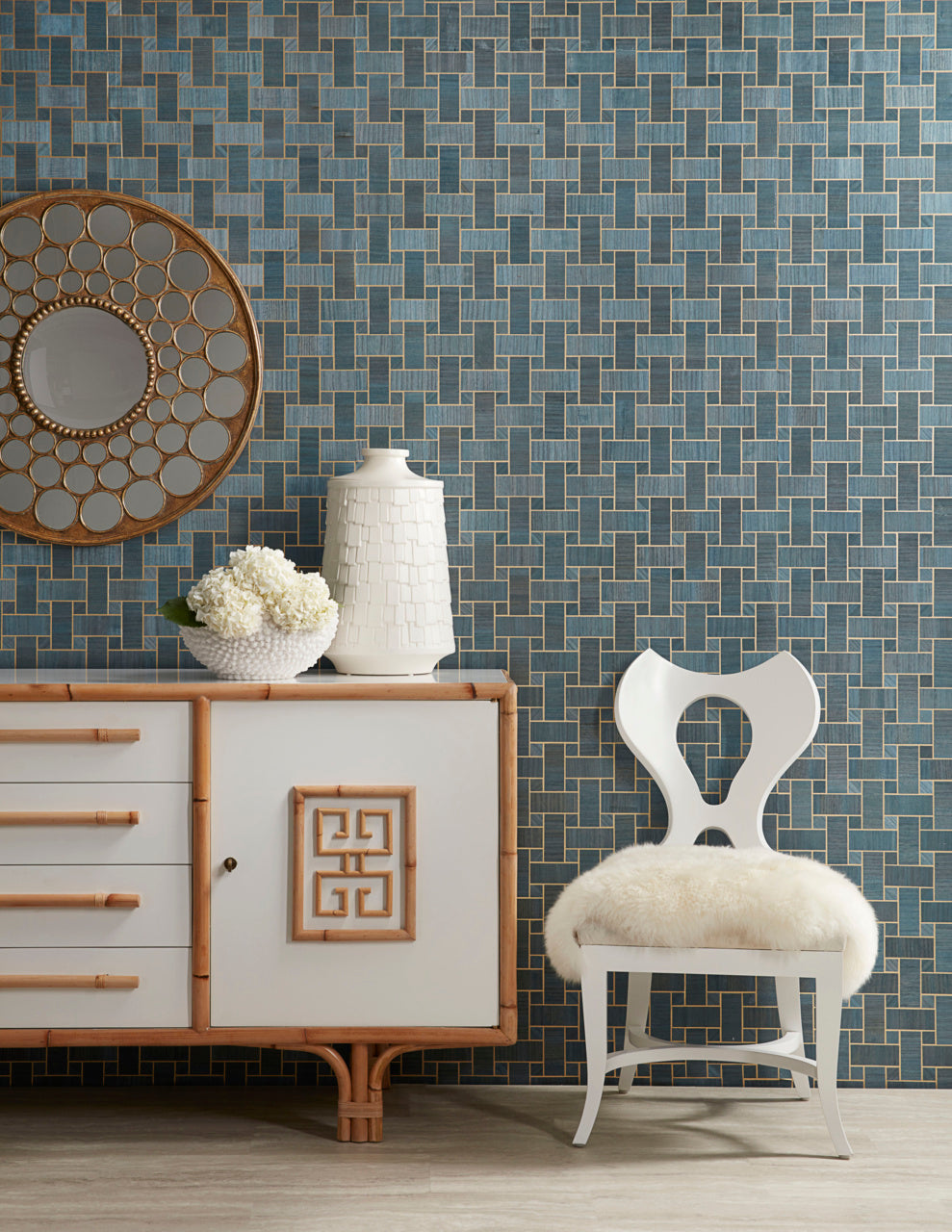 WOVEN-WOOD-LAGOON-PHILLIP-JEFFRIES-4268 - Phillip Jeffries Wallpaper Wallcovering