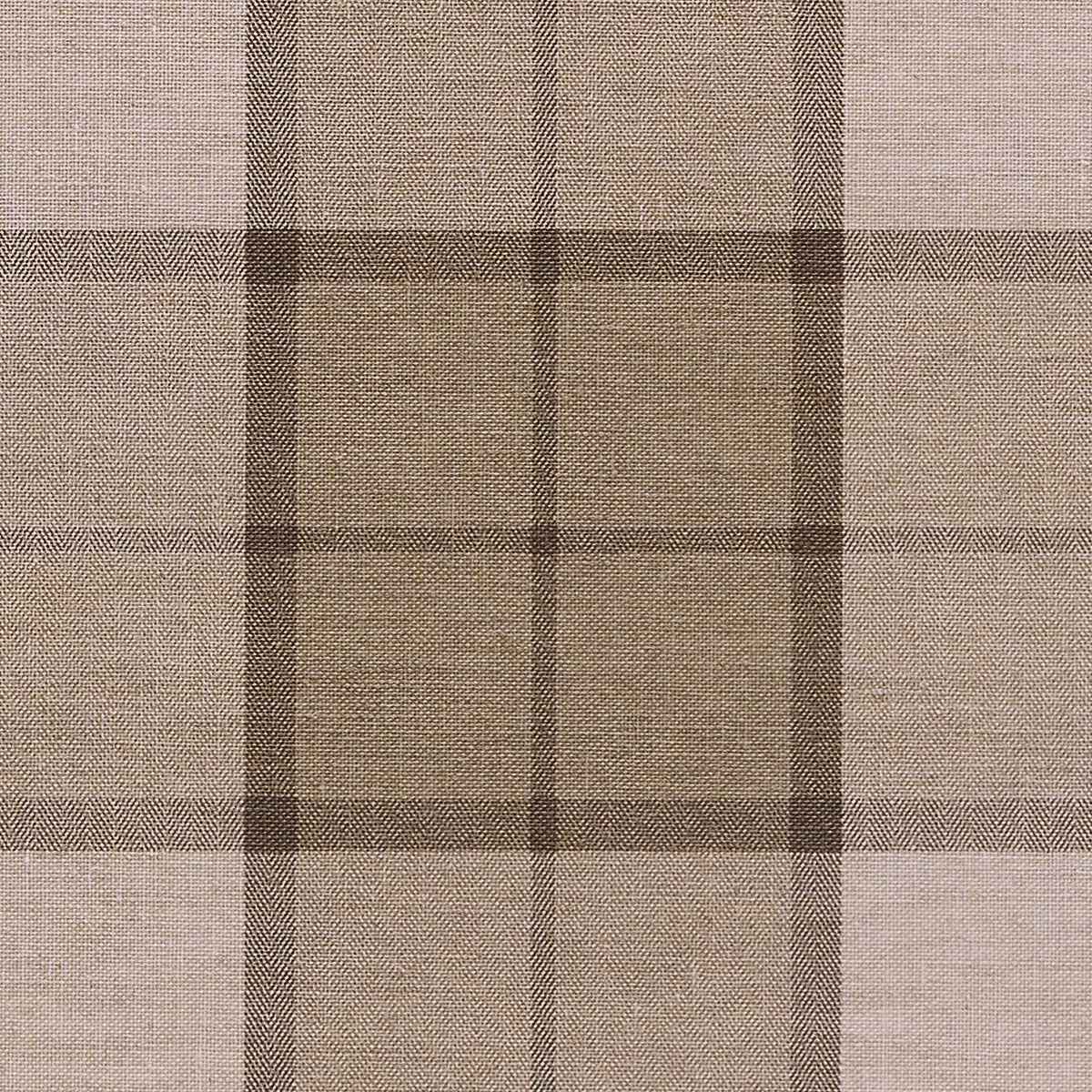 Paxton Plaid Brown and Beige on Canvas Linen - Phillip Jeffries 9122 - Phillip Jeffries Wallpaper Wallpaper