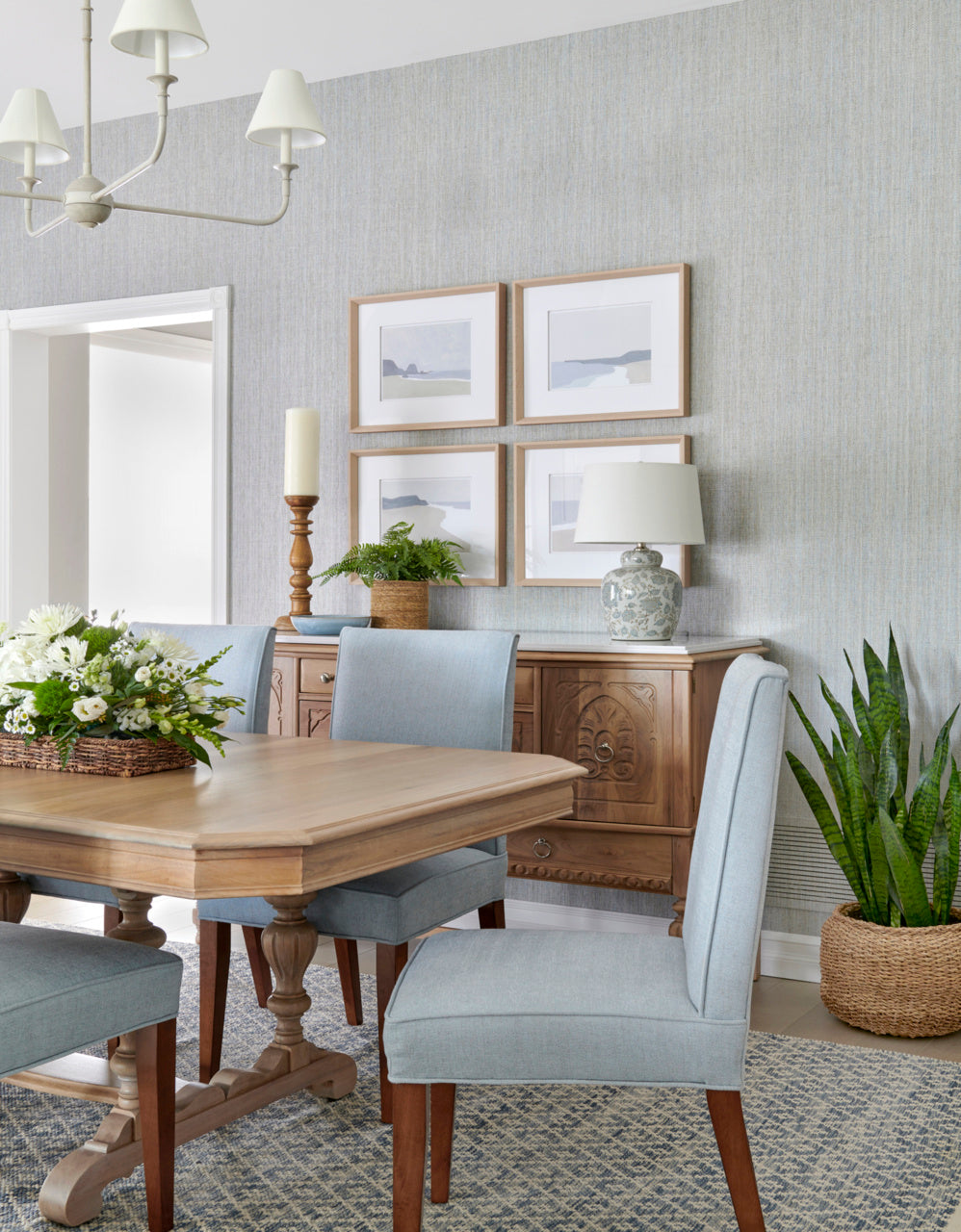 FUJI-WEAVE-BLUE-RIPPLES-PHILLIP-JEFFRIES-1294 - Phillip Jeffries Wallpaper Wallpaper
