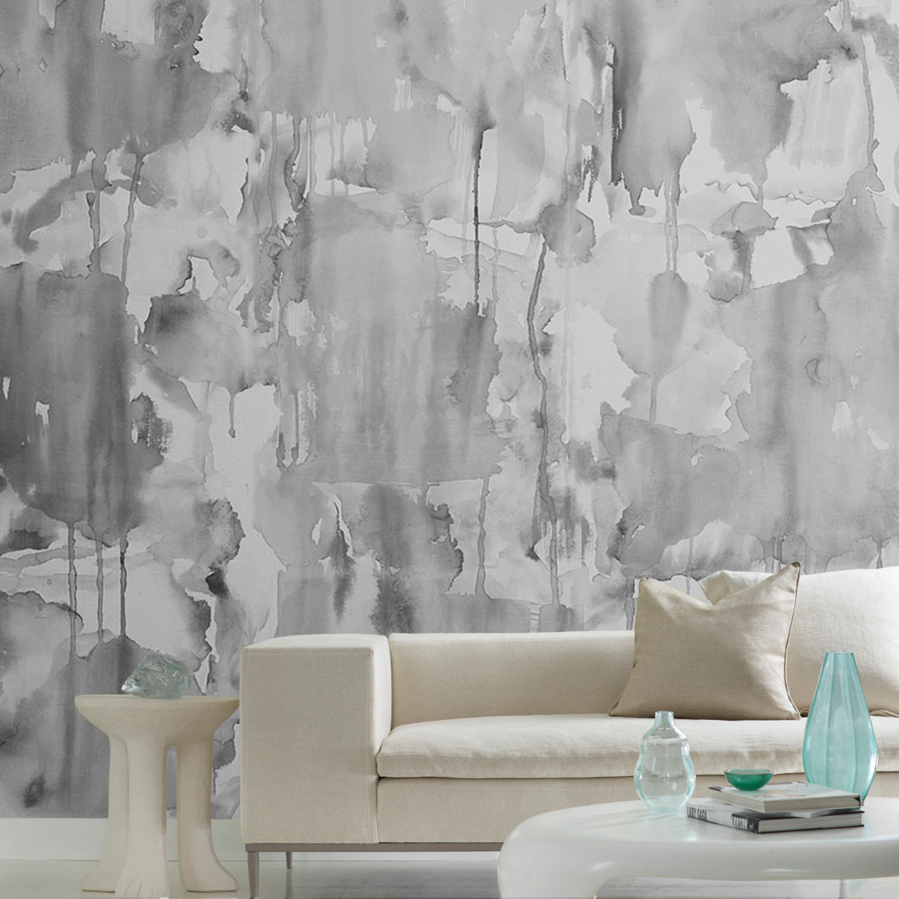 BLUR-CHARCOAL-ON-VINYL-LEOS-LUXE-LINEN-PHILLIP-JEFFRIES-7806 - Phillip Jeffries Wallpaper Wallcovering