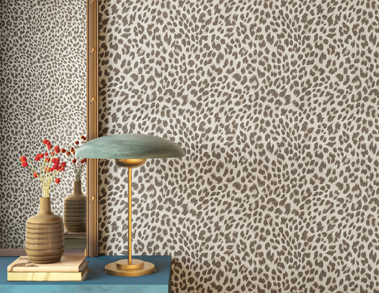WILD-THING-JUNES-JUNGLE-ON-TRANQUIL-WEAVE-PHILLIP-JEFFRIES-26702 - Phillip Jeffries Wallpaper Wallcovering