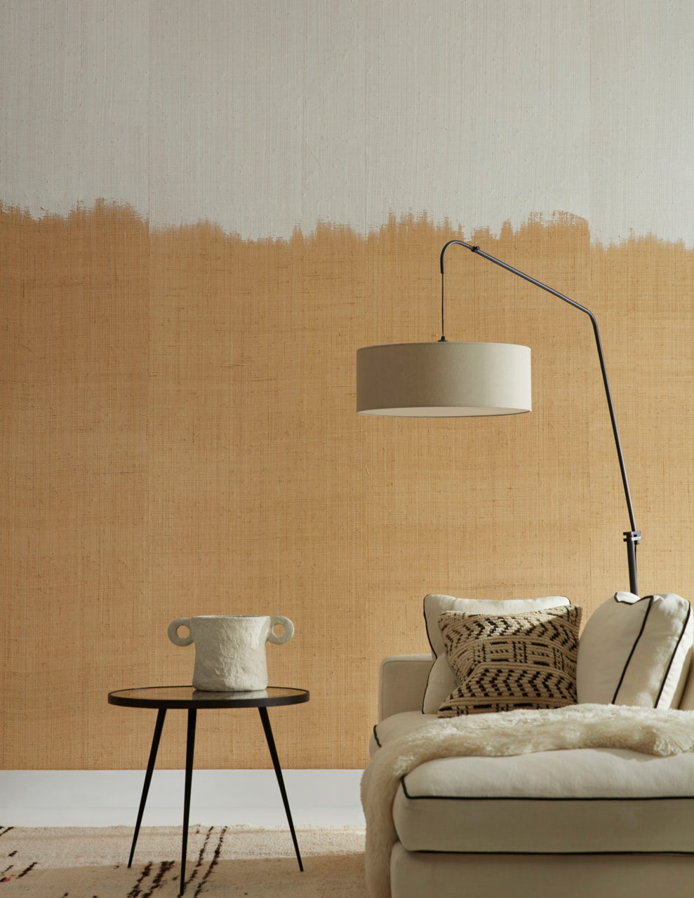 GLAZIER-BLUE-SLATE-ON-HORSEHAIR-PHILLIP-JEFFRIES-4414 - Phillip Jeffries Wallpaper Wallcovering