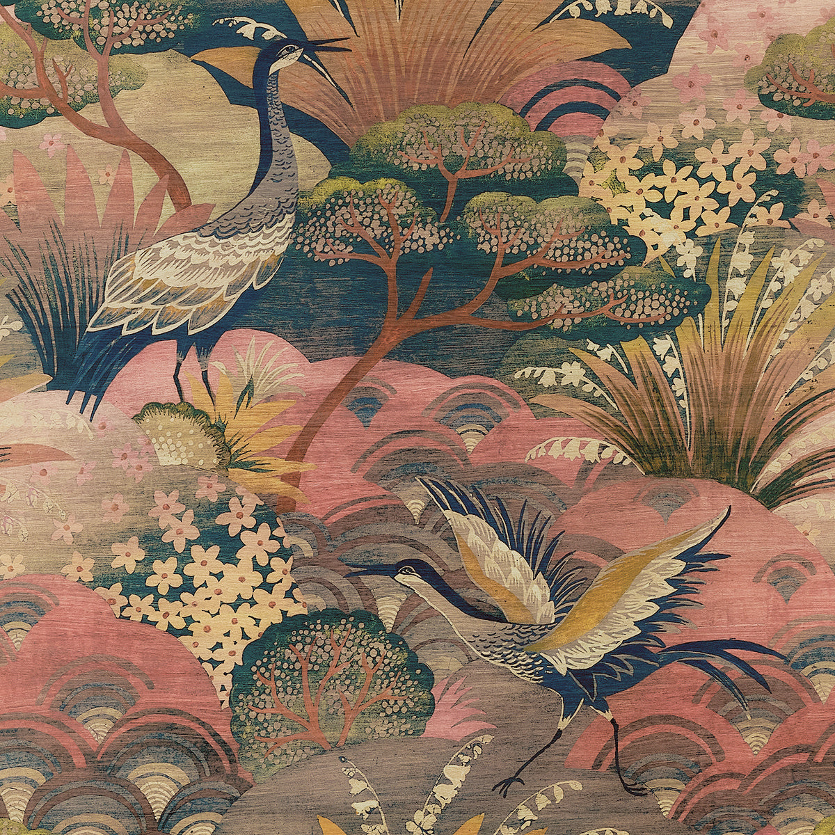 FABLE-GARNET-GROVE-ON-FLOORED-PHILLIP-JEFFRIES-35604 - Phillip Jeffries Wallpaper Papel pintado