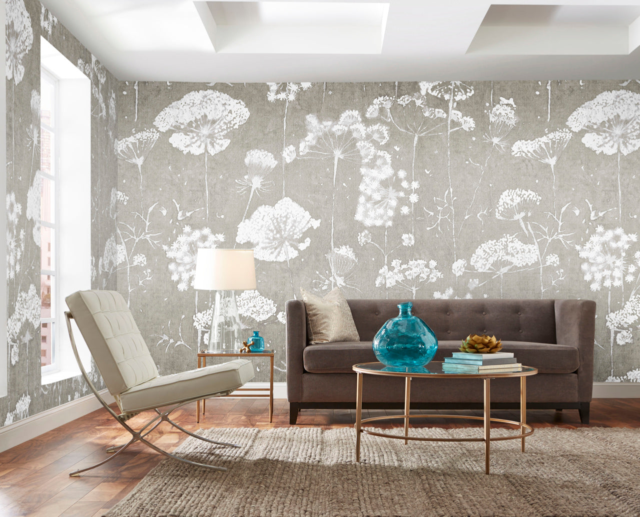 WISH-DANDELION-SEEDS-ON-JAPANESE-PAPER-WEAVE-PHILLIP-JEFFRIES-6100 - Phillip Jeffries Wallpaper Wallcovering