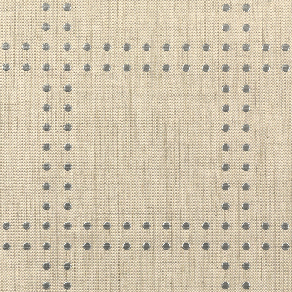 RIVETS-SILVER-ON-JAPANESE-PAPER-WEAVE-PHILLIP-JEFFRIES-5713 - Phillip Jeffries Wallpaper Wallcovering