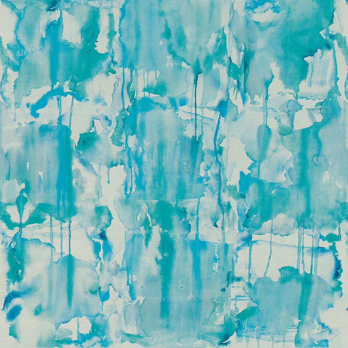 BLUR-TURQUOISE-ON-VINYL-GLAM-GRASS-PHILLIP-JEFFRIES-7801 - Phillip Jeffries Wallpaper Wallcovering