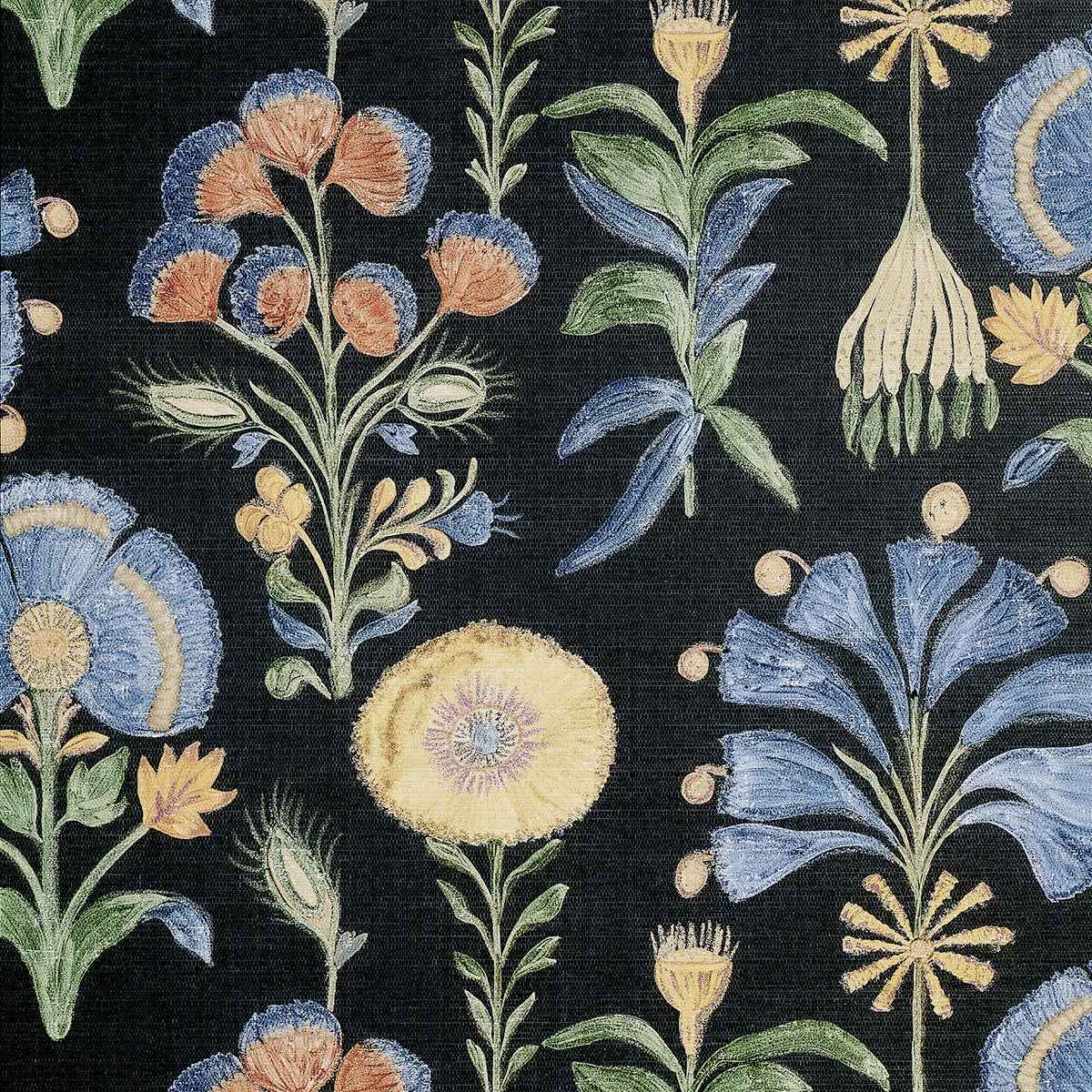 Posy Phantom Bloom - Phillip Jeffries 40405 - Phillip Jeffries Wallpaper Wallcovering
