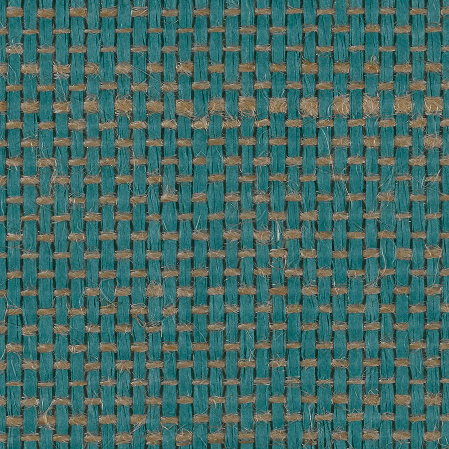 BURLAP-SAFARI-TANZANIA-TEAL-PHILLIP-JEFFRIES-3957 - Phillip Jeffries Wallpaper Wallcovering