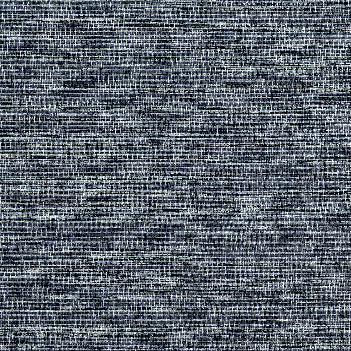 VINYL-SAINT-GERMAIN-SILVER-ON-NAVY-PHILLIP-JEFFRIES-22912 - Phillip Jeffries Wallpaper Wallpaper