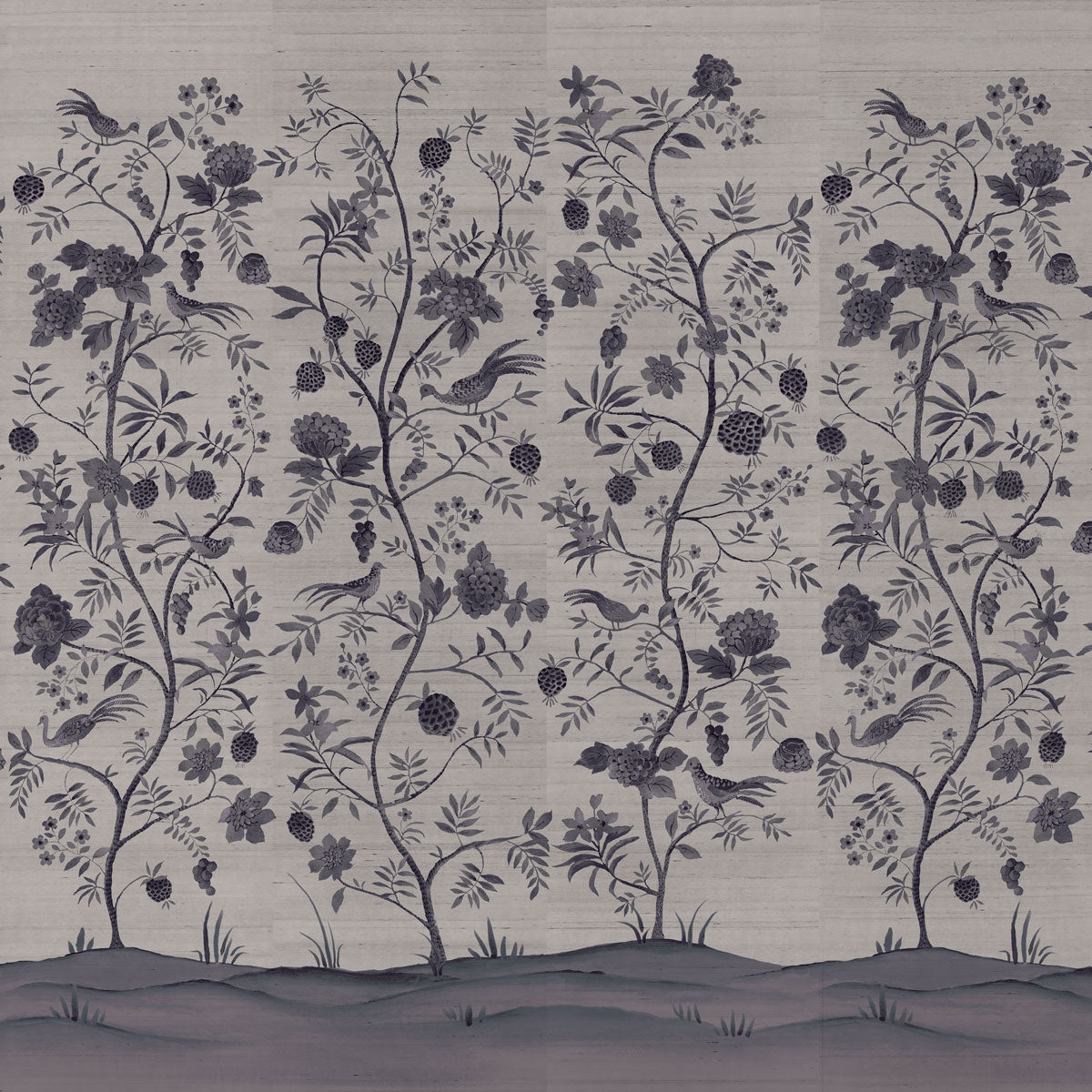 SHANGRI-LA-GRACEFUL-ON-STAR-DUST-SILK-PHILLIP-JEFFRIES-4832 - Phillip Jeffries Wallpaper Wallcovering
