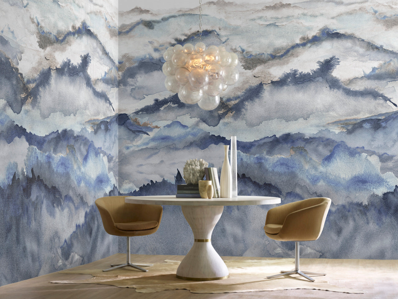 BEYOND-INDIGO-HORIZONS-ON-VINYL-GLAM-GRASS-PHILLIP-JEFFRIES-7202 - Phillip Jeffries Wallpaper Wallcovering