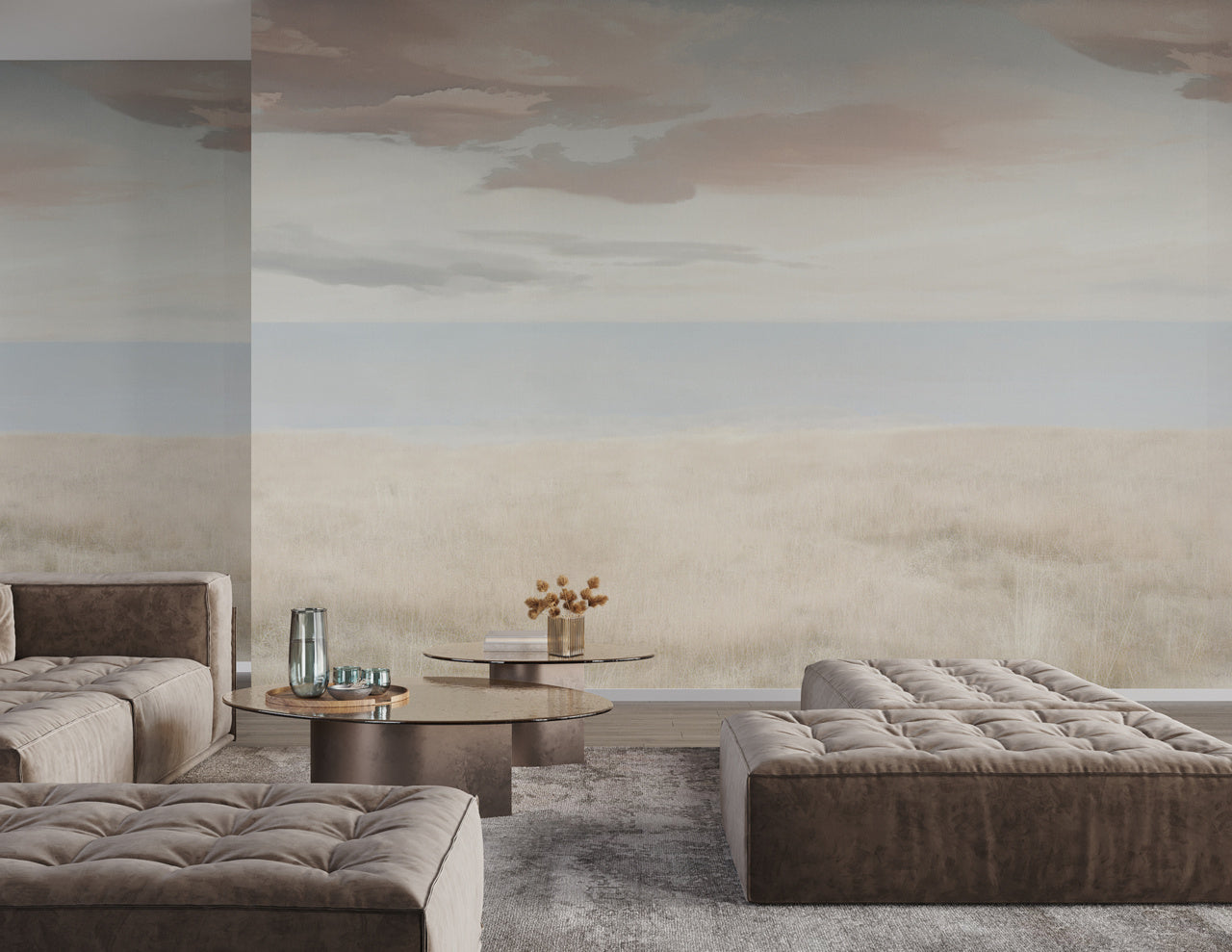 RANGE-CALM-ON-CANVAS-LINEN-PHILLIP-JEFFRIES-10650 - Phillip Jeffries Wallpaper Wallcovering