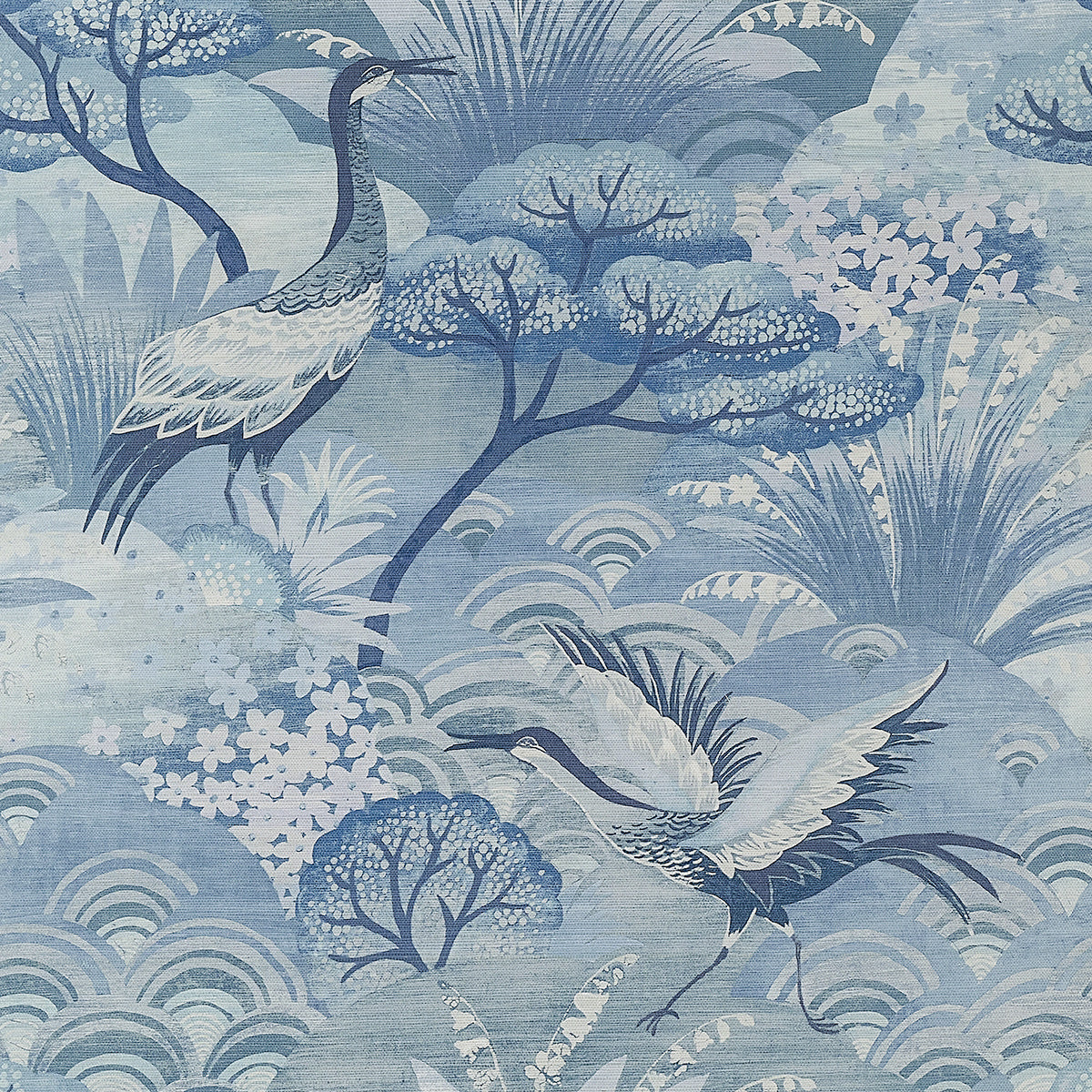 FABLE-ENCHANTED-BLUES-ON-MANILA-HEMP-PHILLIP-JEFFRIES-35607 - Phillip Jeffries Wallpaper Papel pintado