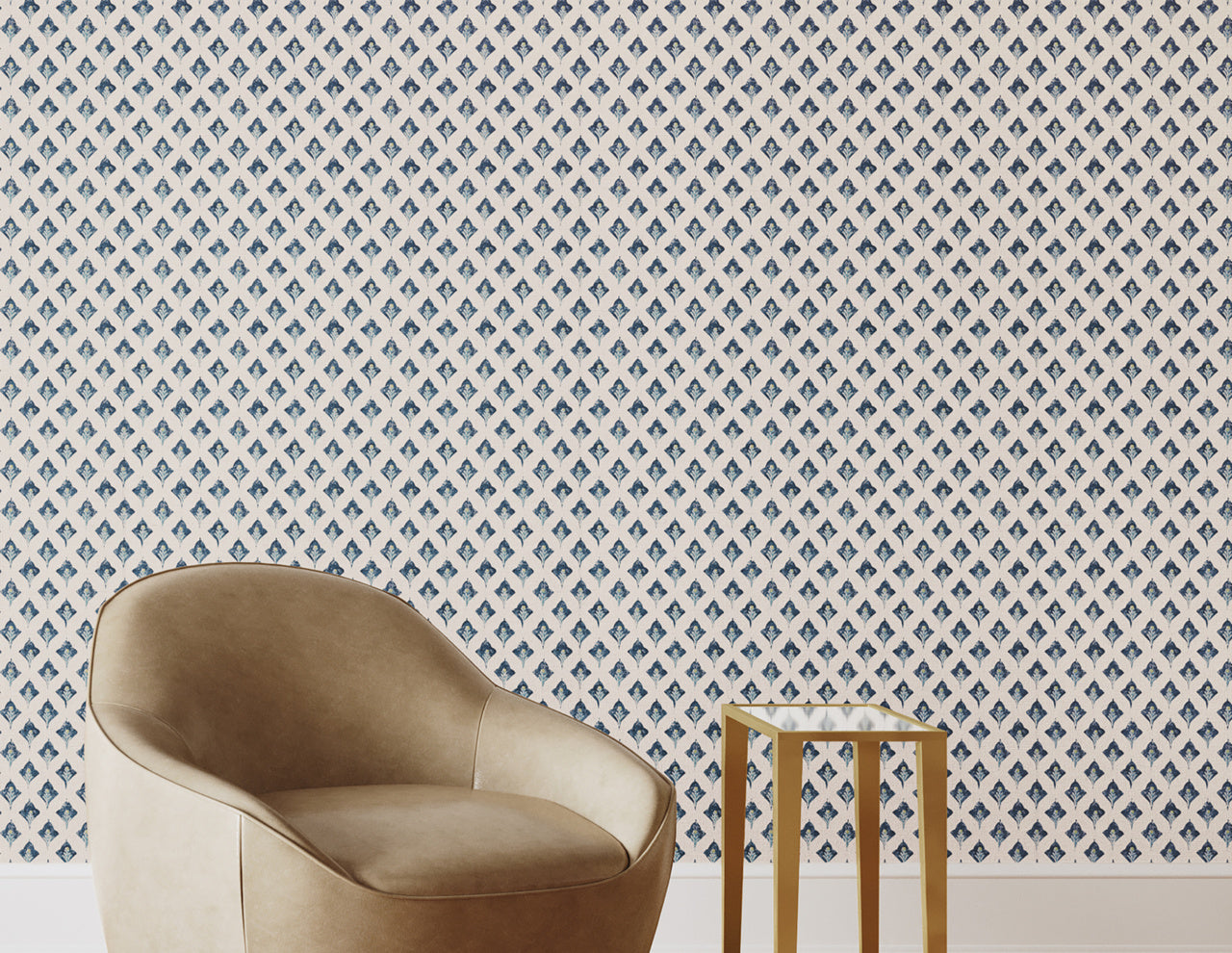 TEA-TIME-BUTTERFLY-PEA-ON-CANVAS-LINEN-PHILLIP-JEFFRIES-25703 - Phillip Jeffries Wallpaper Wallcovering