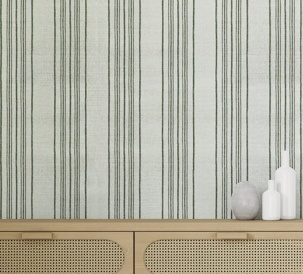 SAILOR-STRIPE-MOSS-MOORING-ON-CANVAS-LINEN-PHILLIP-JEFFRIES-10000 - Phillip Jeffries Wallpaper Wallcovering