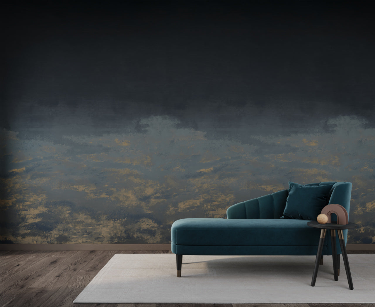 SKY-MIDNIGHT-ON-VINYL-METALWORKS-PHILLIP-JEFFRIES-9676 - Phillip Jeffries Wallpaper Wallcovering