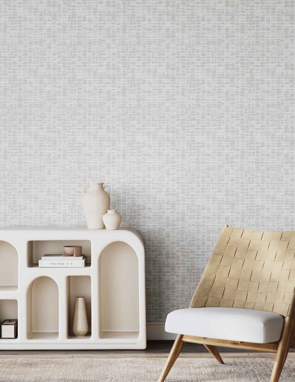 Sea Stone Clouds on Vinyl Canvas - Phillip Jeffries 24900 - Phillip Jeffries Wallpaper Wallpaper