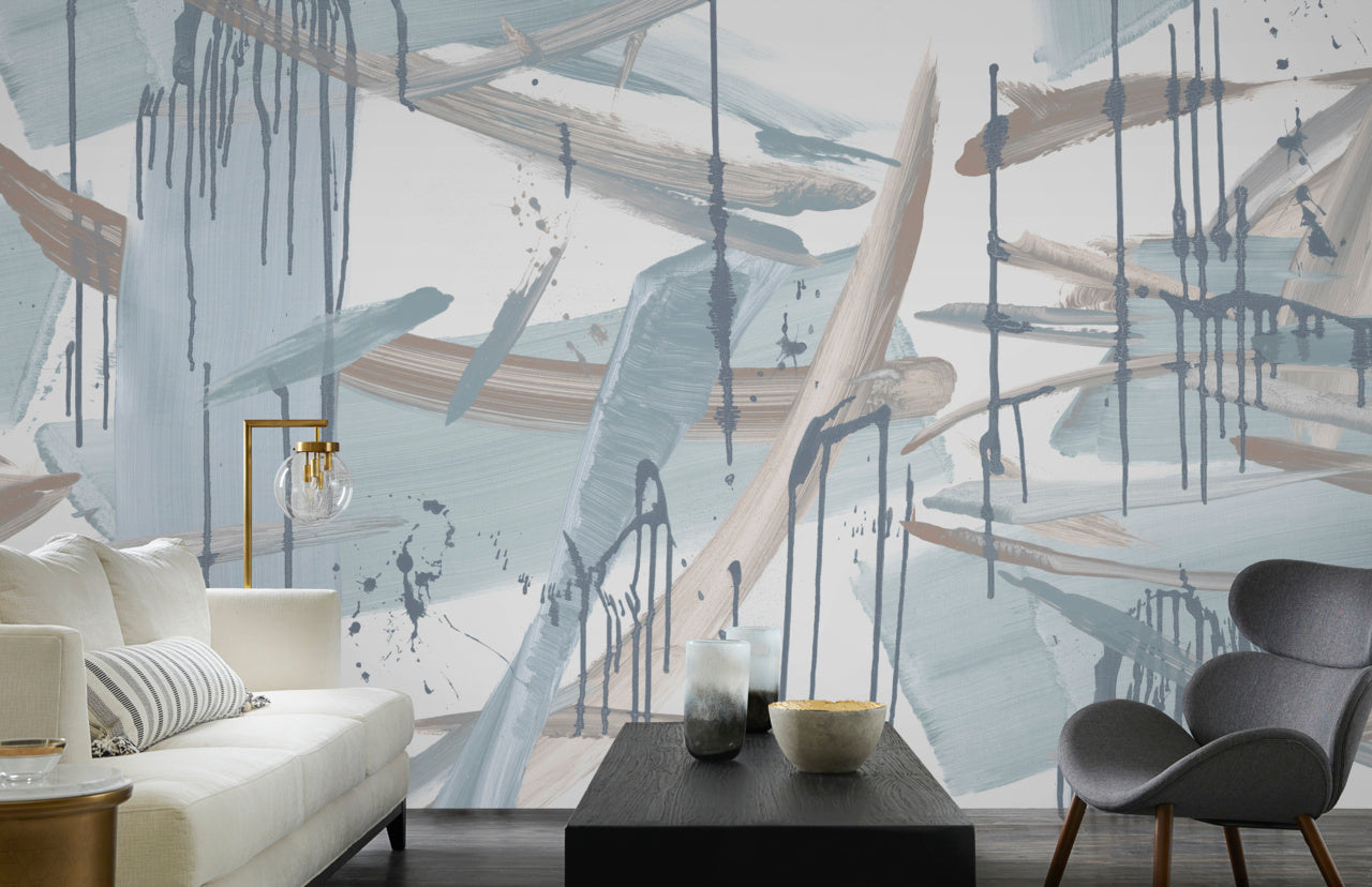 SPLASH-BLUE-HUES-ON-MANILA-HEMP-PHILLIP-JEFFRIES-2459 - Phillip Jeffries Wallpaper Wallcovering