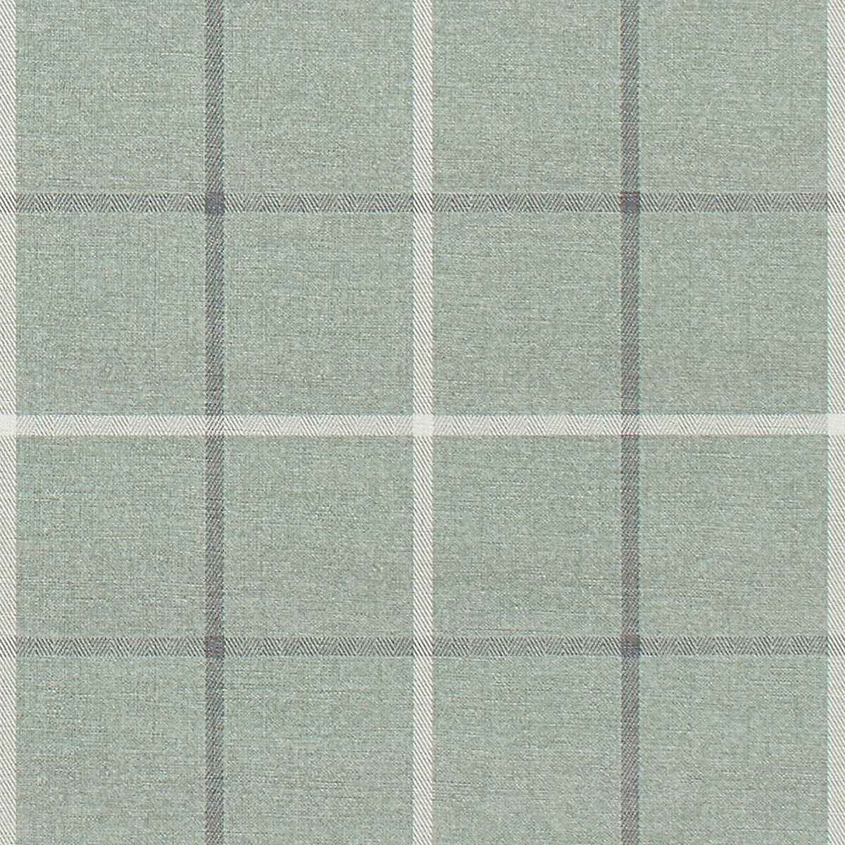 Georgian Grid Green and Grey on Vinyl Abaca - Phillip Jeffries 9125