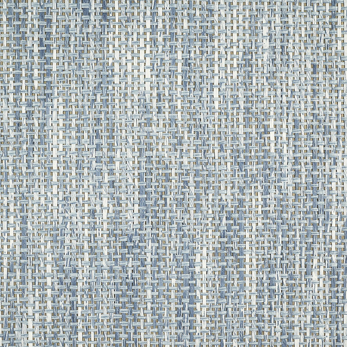 WOVEN-WICKER-COOL-BLUE-PHILLIP-JEFFRIES-1279 - Phillip Jeffries Wallpaper Papel pintado