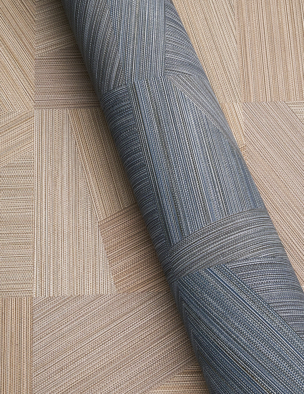 VINYL-MOSAICA-TESSERA-TAN-PHILLIP-JEFFRIES-10130 - Phillip Jeffries Wallpaper Wallpaper
