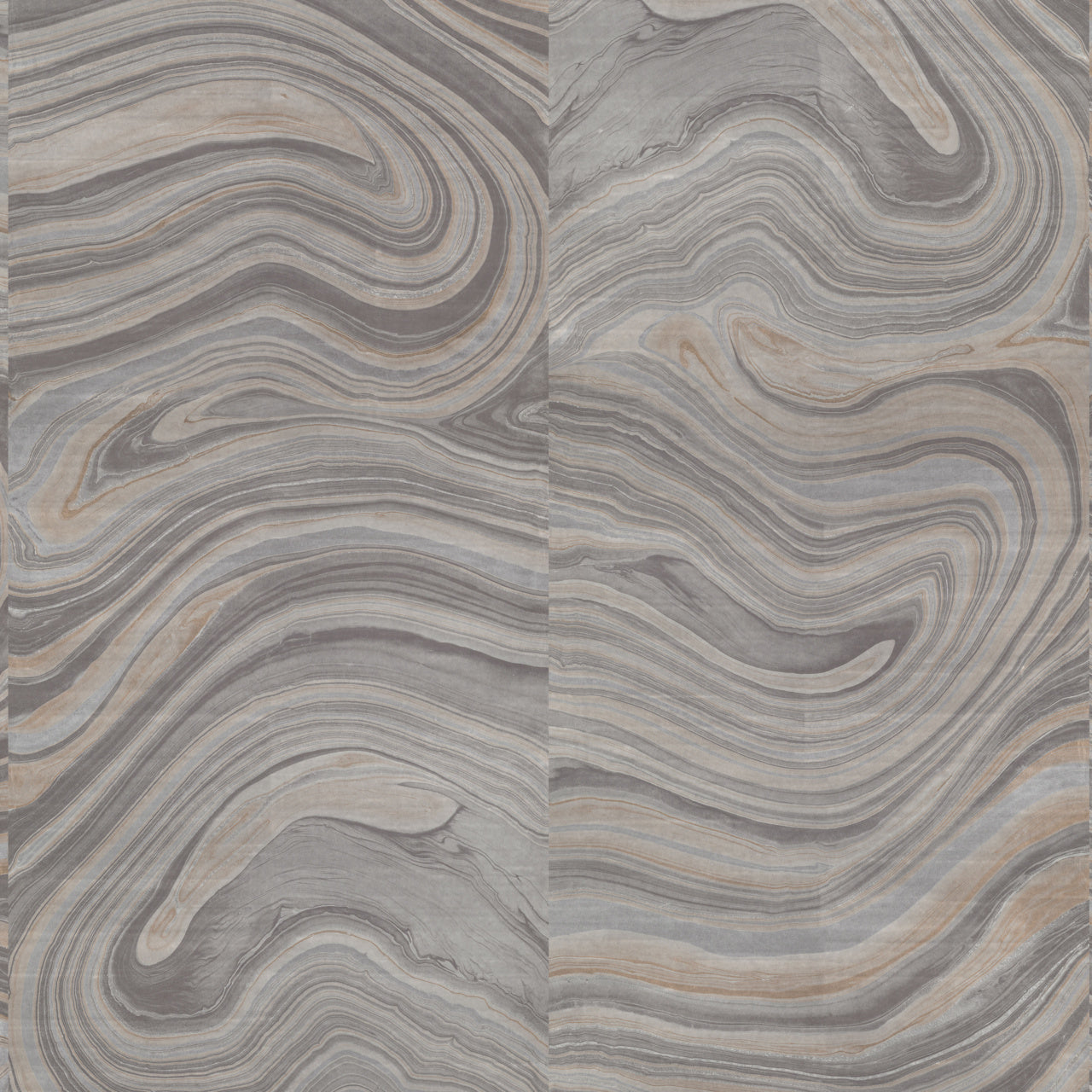 RIPPLES-PANELED-TAUPE-ON-STAR-DUST-SILK-PHILLIP-JEFFRIES-9270-A - Phillip Jeffries Wallpaper Wallcovering