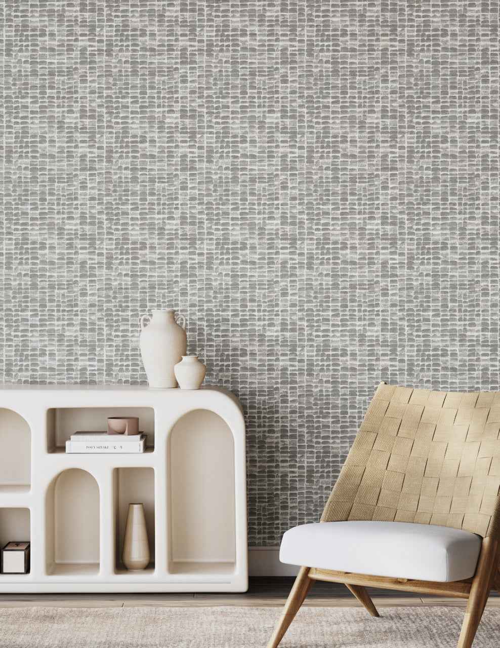 Sea Stone Mink on Canvas Linen - Phillip Jeffries 24907 - Phillip Jeffries Wallpaper Wallpaper