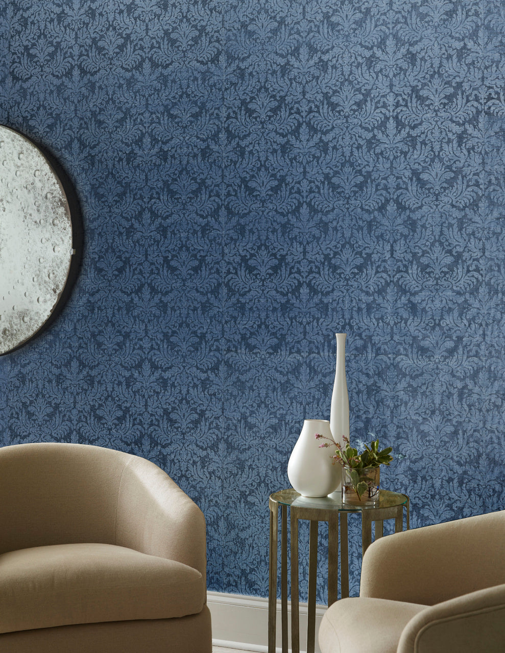 EMPRESS-STERLING-GRAY-ON-ABACA-MIST-PHILLIP-JEFFRIES-5845 - Phillip Jeffries Wallpaper Wallcovering