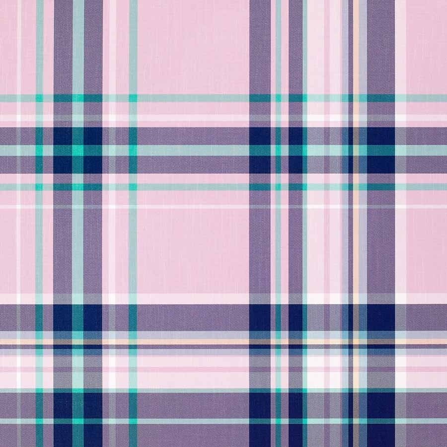 PREPPY-PLAID-PINK-BERMUDA-SANDS-ON-CANVAS-LINEN-PHILLIP-JEFFRIES-8683 - Phillip Jeffries Wallpaper Wallcovering