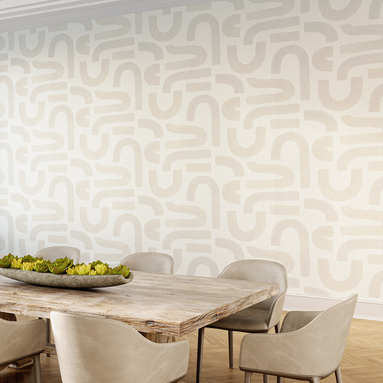 CURVES-NEUTRAL-HARMONY-ON-WOVEN-WALLS-PHILLIP-JEFFRIES-10267 - Phillip Jeffries Wallpaper Wallcovering