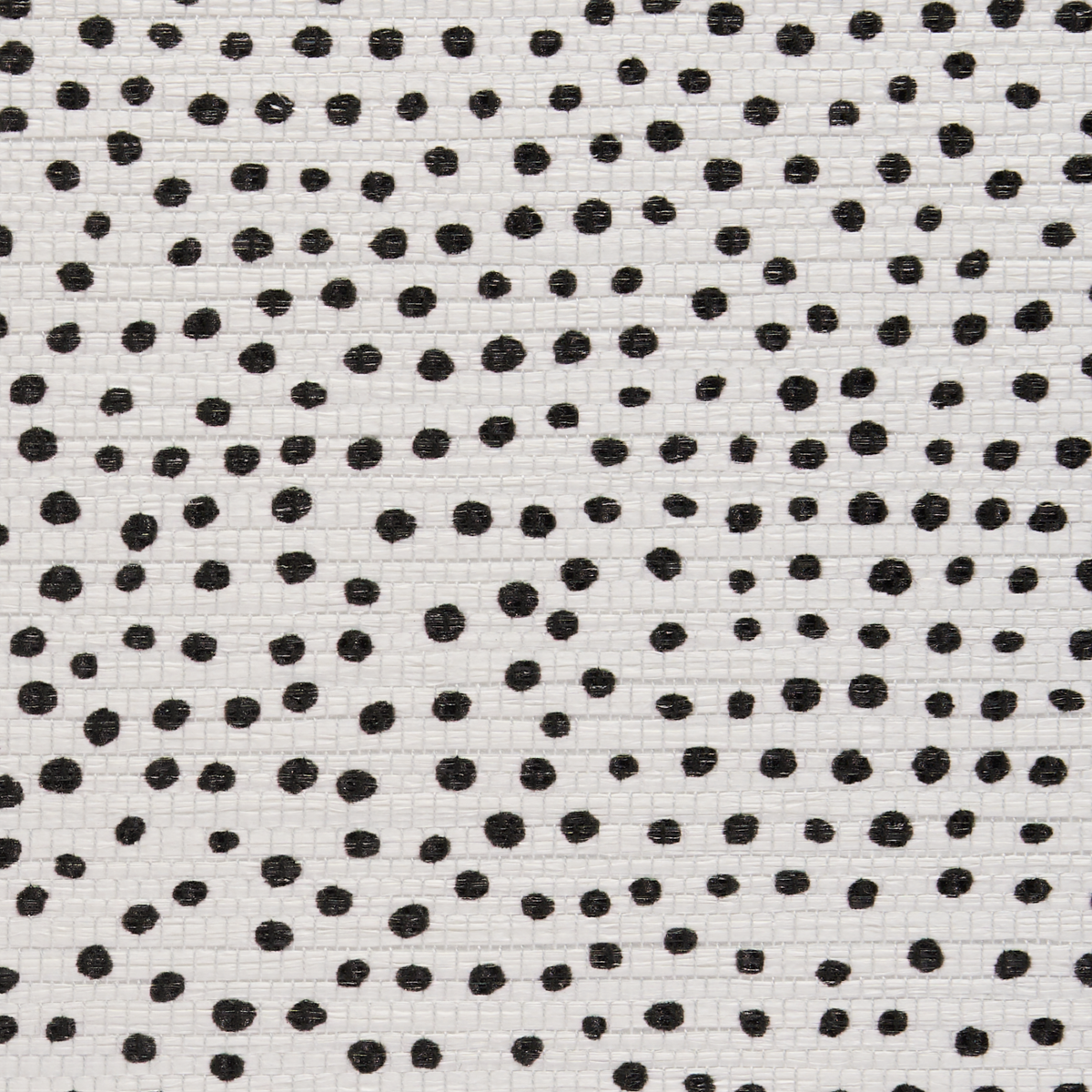 DROPLETS-WHITE-WITH-BLACK-ON-WOVEN-WALLS-PHILLIP-JEFFRIES-10015 - Phillip Jeffries Wallpaper Wallpaper