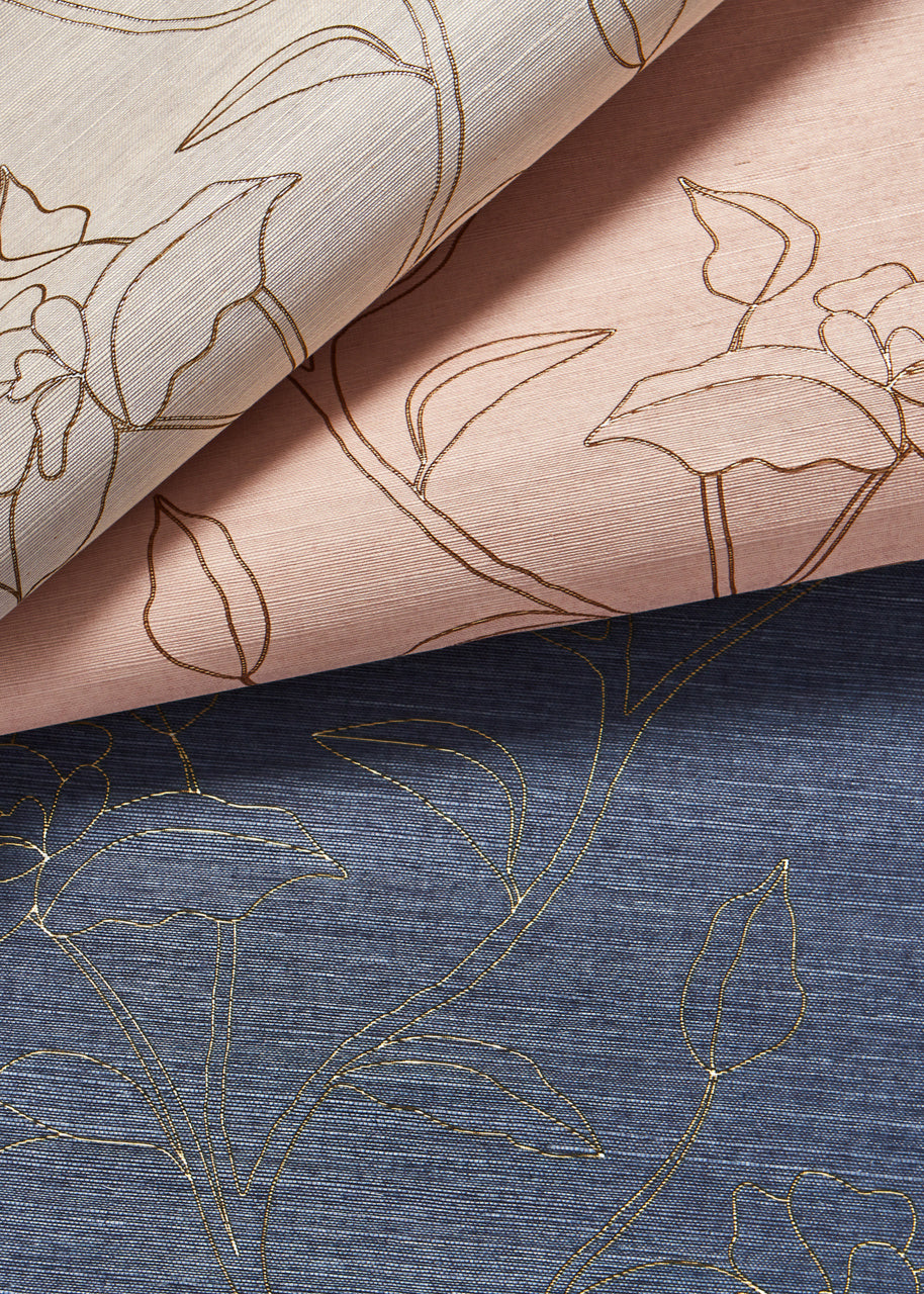 GARDEN-GRASS-SNOWDROP-PHILLIP-JEFFRIES-9527 - Phillip Jeffries Wallpaper Wallcovering