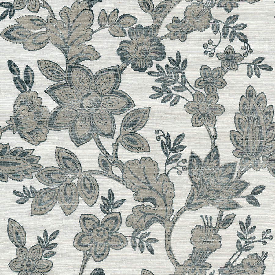 BOHEMIA-BLACK-ON-GLAM-GRASS-PHILLIP-JEFFRIES-7487 - Phillip Jeffries Wallpaper Wallcovering