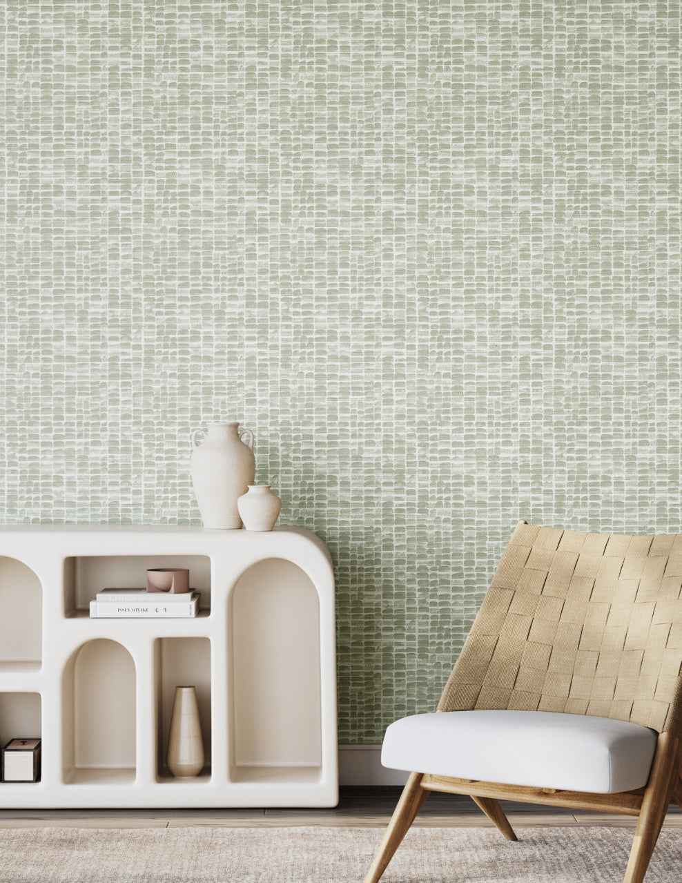 Sea Stone Vineyard on Woven Walls - Phillip Jeffries 24906 - Phillip Jeffries Wallpaper Wallpaper