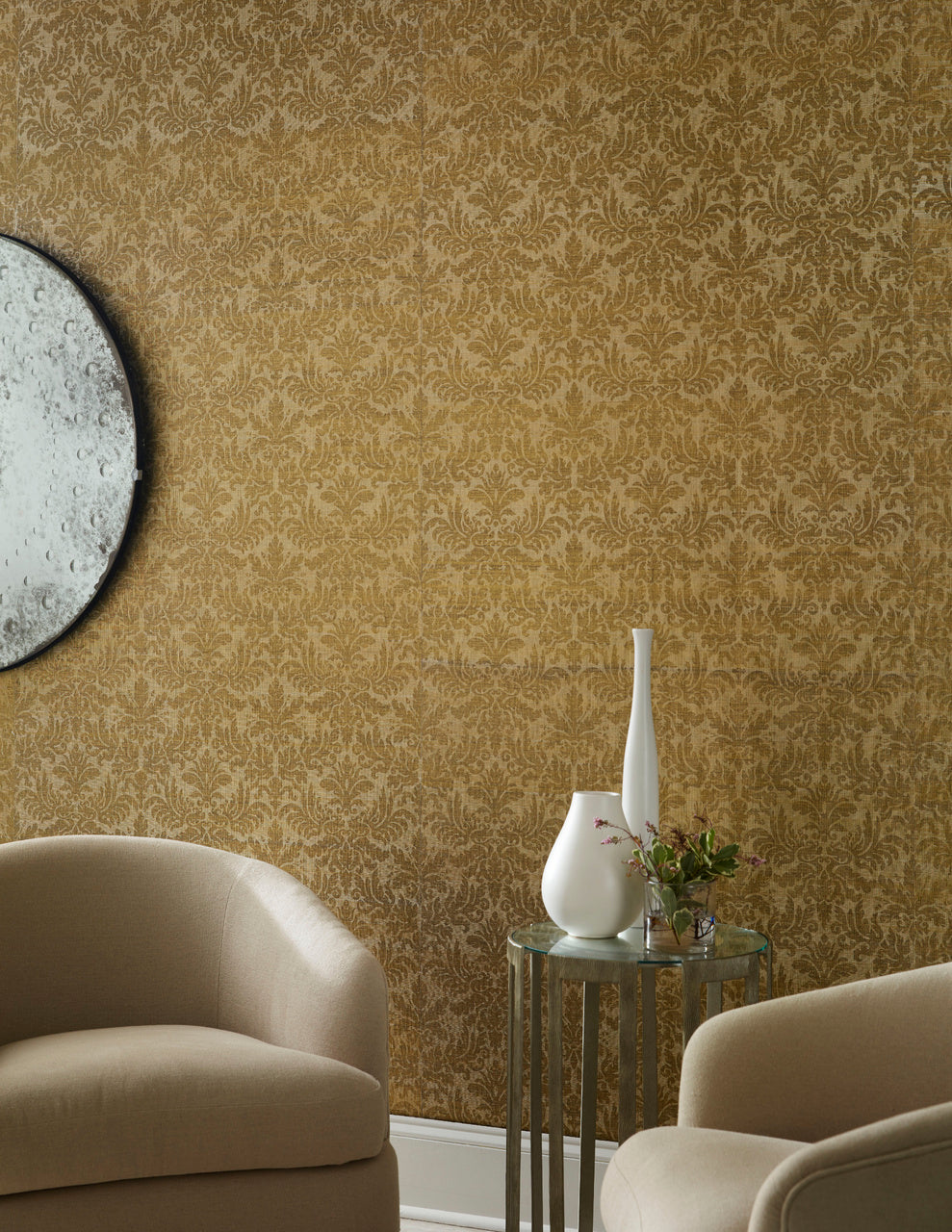 EMPRESS-GOLDEN-TREASURES-ON-HORSEHAIR-PHILLIP-JEFFRIES-5843 - Phillip Jeffries Wallpaper Wallcovering