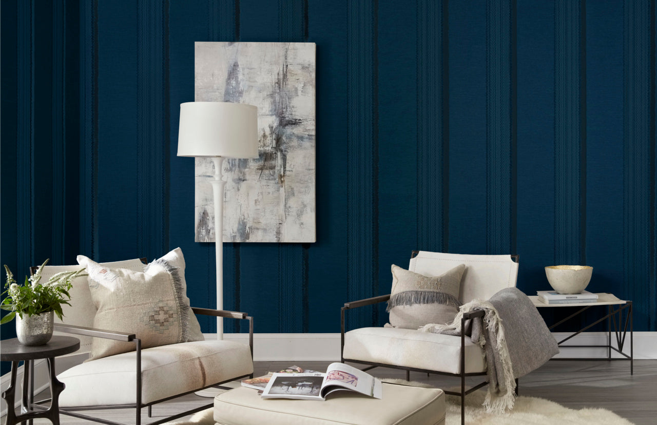 GAUCHO-CLOTH-TWILIGHT-BLUE-PHILLIP-JEFFRIES-1028 - Phillip Jeffries Wallpaper Wallcovering