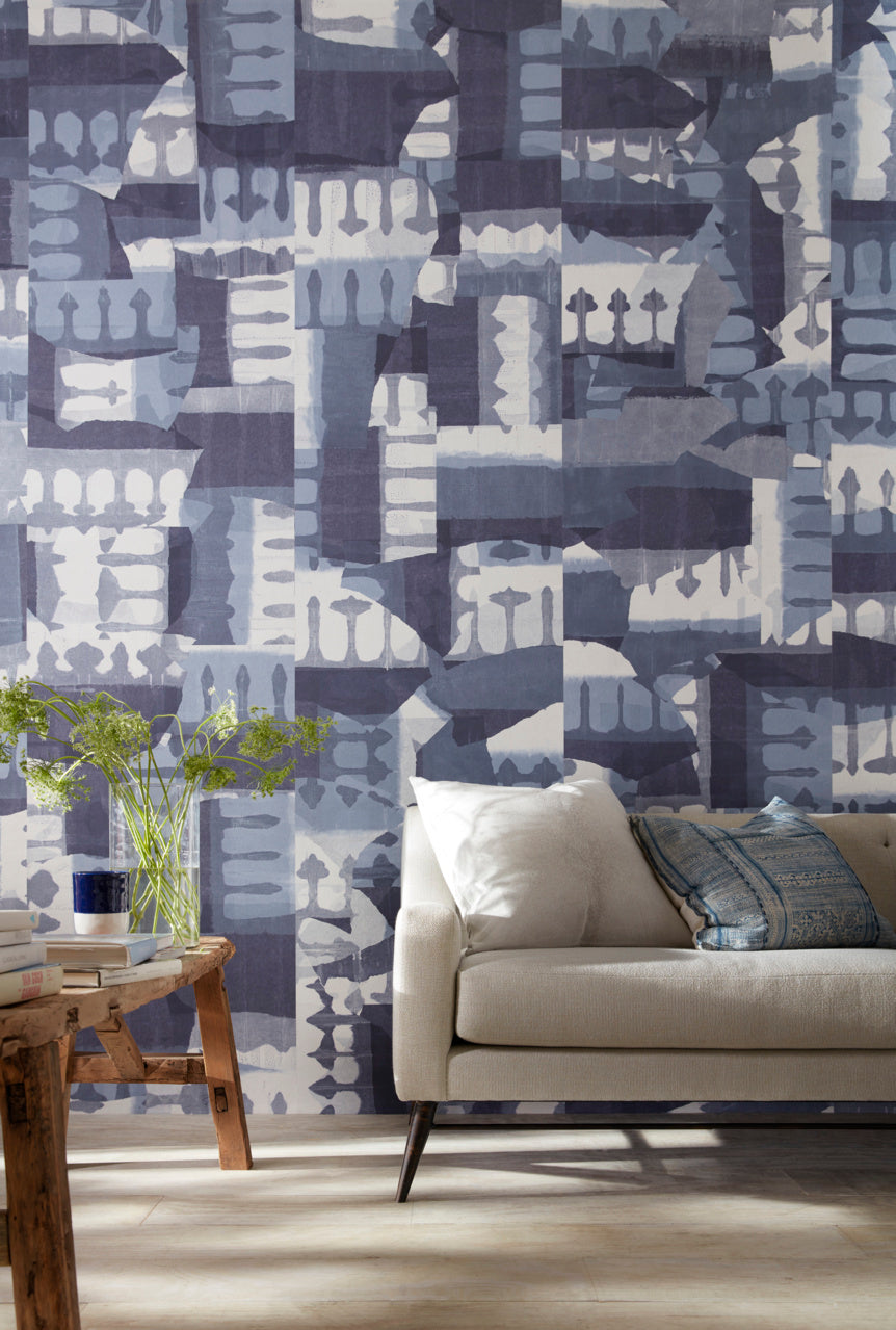 KINSHIP-INDIGO-ARTISAN-PHILLIP-JEFFRIES-2555 - Phillip Jeffries Wallpaper Wallcovering