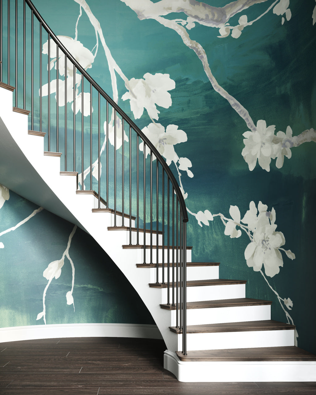 HAIKU-EMERALD-REFRESH-ON-VINYL-ABACA-PHILLIP-JEFFRIES-9017 - Phillip Jeffries Wallpaper Wallcovering