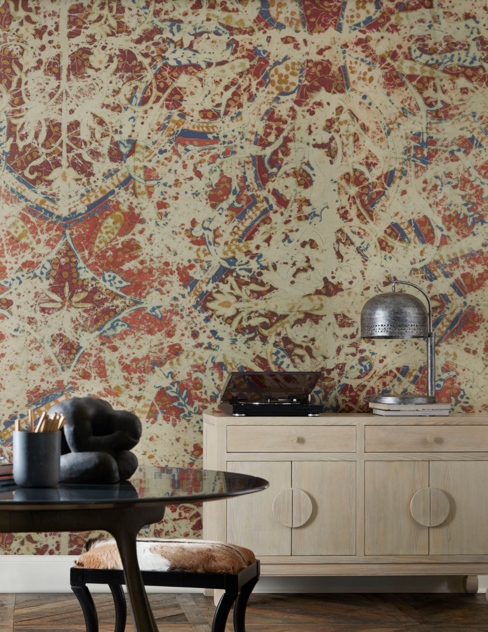 PASSAGES-BRICK-ON-VINYL-GLAM-GRASS-PHILLIP-JEFFRIES-1093 - Phillip Jeffries Wallpaper Wallcovering