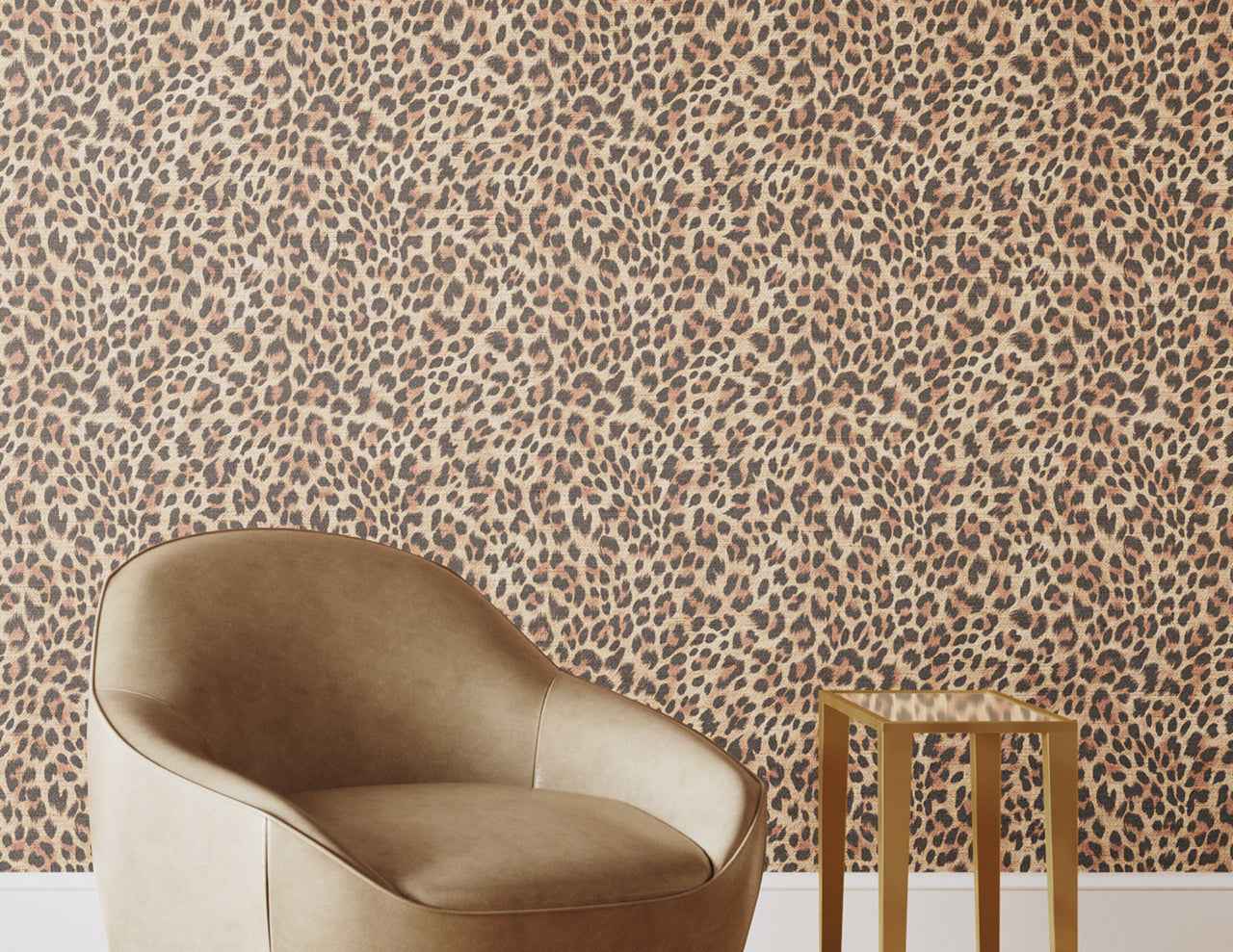 Wild Thing Mocha Mane on Canvas Linen - Phillip Jeffries 26701 - Phillip Jeffries Wallpaper Wallpaper