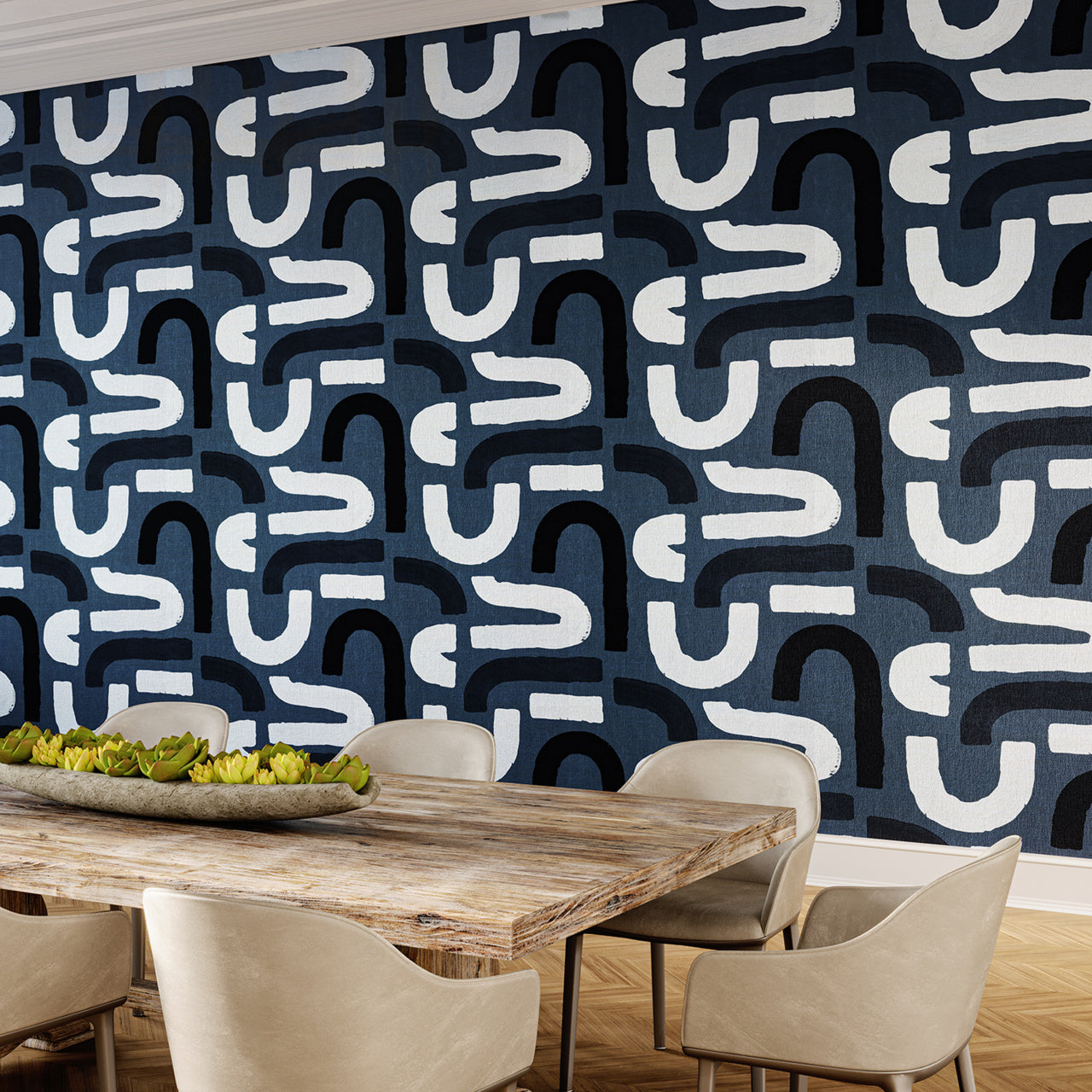 CURVES-CONTRAST-CONTOURS-ON-CANVAS-LINEN-PHILLIP-JEFFRIES-10274 - Phillip Jeffries Wallpaper Wallcovering