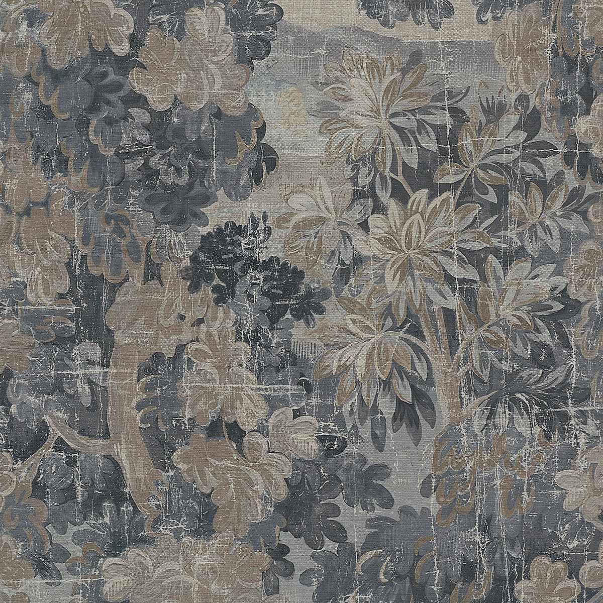 Midsummer Oxford Blue on Canvas Linen - Phillip Jeffries 31505