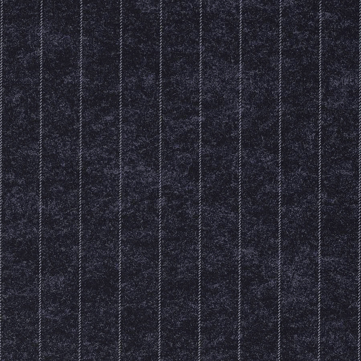 VINYL-SAVILE-SUITING-PINSTRIPE-WHITE-ON-BLUE-PHILLIP-JEFFRIES-2143 - Phillip Jeffries Wallpaper Wallpaper