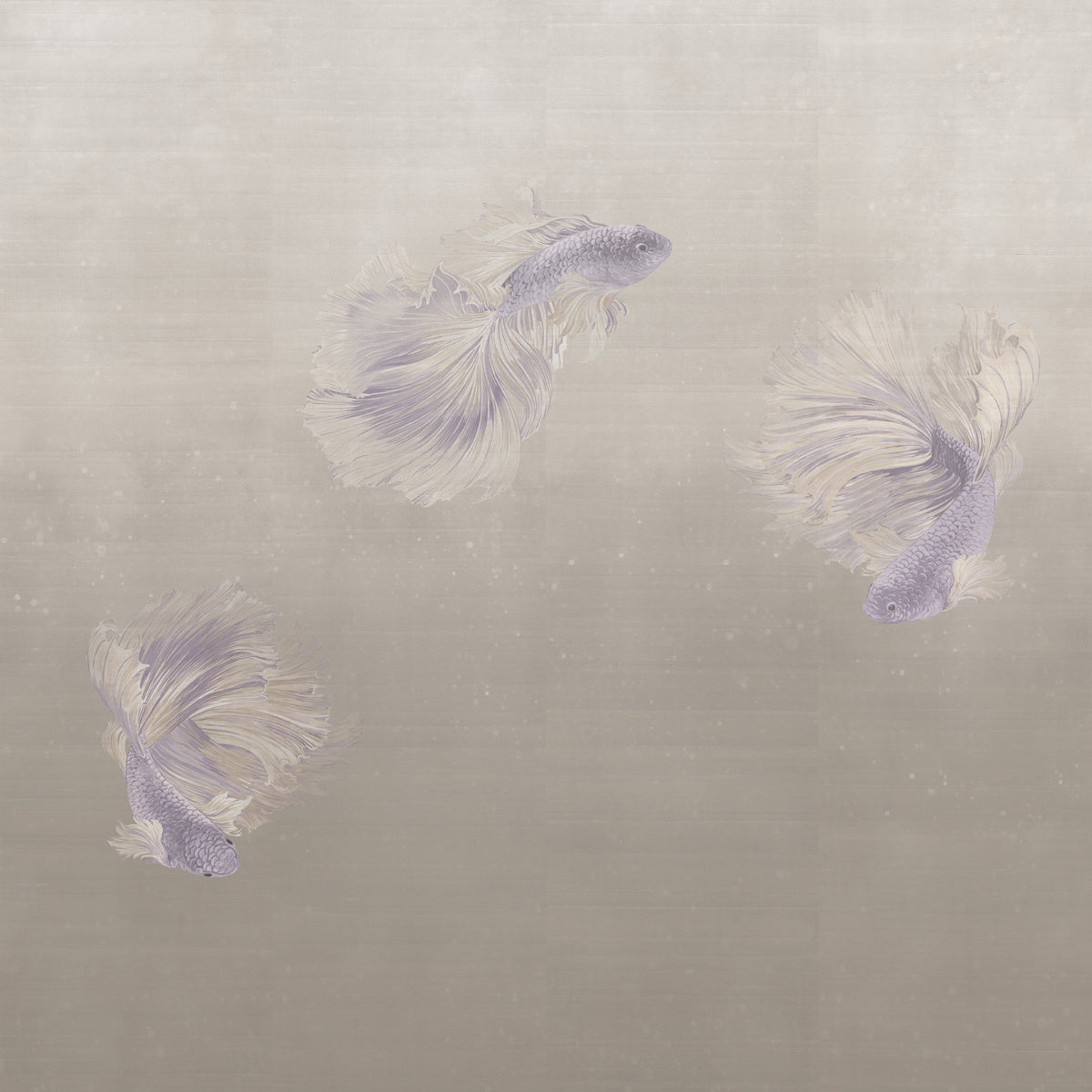 AFLOAT-LAVISH-LAVENDER-ON-STAR-DUST-SILK-PHILLIP-JEFFRIES-27702 - Phillip Jeffries Wallpaper Wallcovering