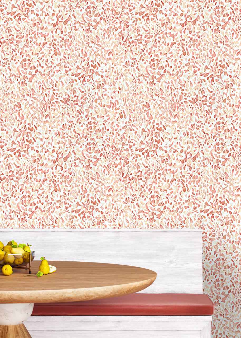 Pretty Petals Pink Delight on Manila Hemp - Phillip Jeffries 9647 - Phillip Jeffries Wallpaper Wallpaper