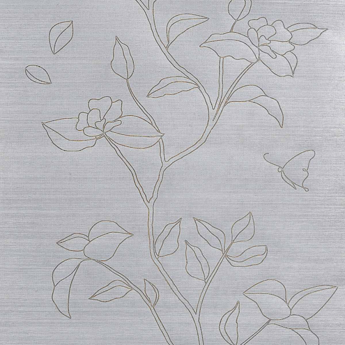 Garden Grass Grounded Grey - Phillip Jeffries 9529 - Phillip Jeffries Wallpaper Wallpaper